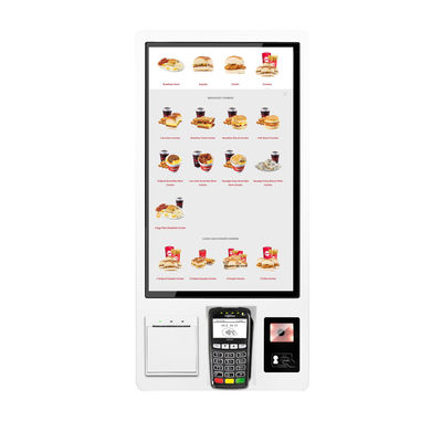 21.5 pouces Système de point de vente en libre-service avec carte de crédit/débit et scanner de code-barres
