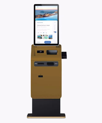 Système de point de vente libre-service à écran tactile de 27 pouces avec options de paiement intégrées et couleur personnalisable