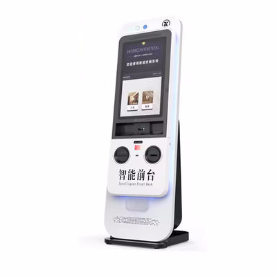 Borne d'enregistrement automatique avec distributeur de cartes motorisé, prise en charge multilingue et connectivité Wi-Fi Bluetooth