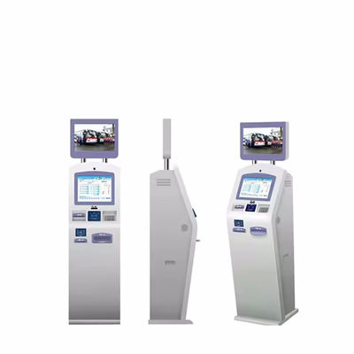 Kiosque de libre-service 110-240V AC avec reconnaissance faciale du logo en option et lecteur de cartes sans contact