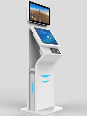 Kiosque de libre-service à écran tactile Shareme avec logiciel personnalisable et scanner de passeport en tailles de 22 pouces / 27 pouces / 32 pouces