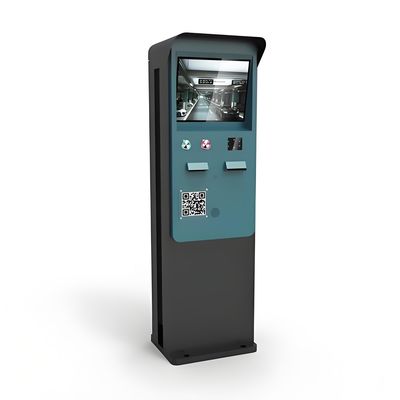 Kiosque de stationnement à écran tactile avec des options de paiement multi-logiciel personnalisables et peu d'entretien pour les stations-service automatisées