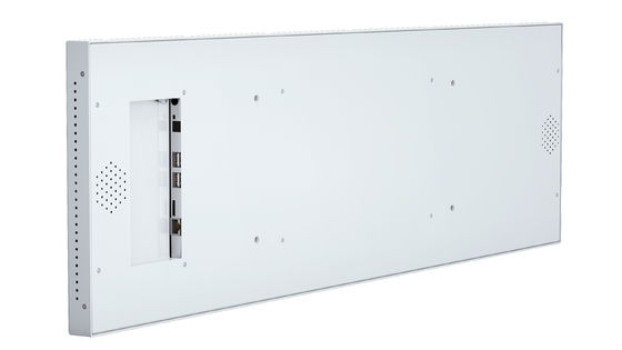 Borne tactile capacitive de 37 pouces avec écran numérique haute résolution 3840x1080 et écran bande étirée