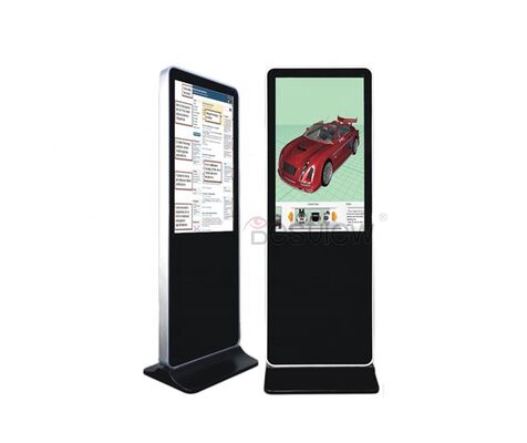 Borne de commande sur pied de 21,5 pouces avec écran tactile capacitif 10 points et imprimante thermique en option