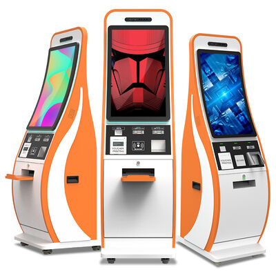Borne de paiement en libre-service avec écran tactile de 21,5/32 pouces, système d'exploitation Android/Windows et connectivité WiFi/Ethernet/Bluetooth/3G/4G