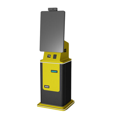 Kiosque de paiement en libre-service avec imprimante tactile Wi-Fi et finition en poudre RAL pour terminal d'accès public
