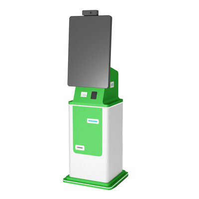 Kiosque de paiement en libre-service avec imprimante tactile Wi-Fi et finition en poudre RAL pour terminal d'accès public