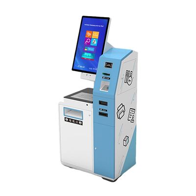 Self Service Kiosk with Capacitive Touch 10 Point Screen Custom Color and Floor Standing Wall Mounting Counter Top Installation