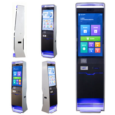 Borne d'enregistrement automatique avec écran tactile capacitif 10 points de résolution 1920x1080 et processeur Intel Core i5