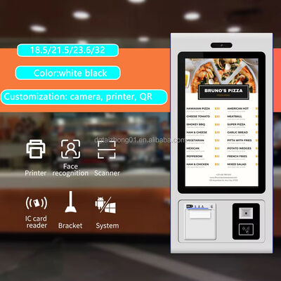 Kiosque à écran tactile debout au sol avec résolution 2K/4K et durée de vie de 60 000 heures pour les applications en libre-service