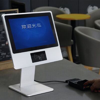 Borne libre-service murale de 12,1 pouces avec écran tactile capacitif 10 points pour usage intérieur
