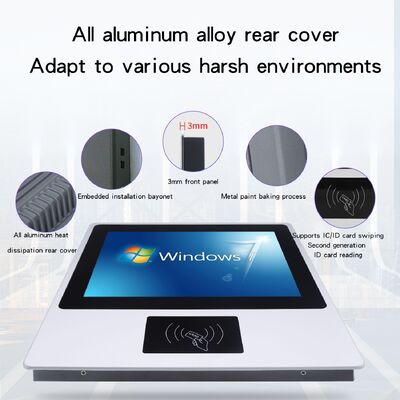 Borne libre-service murale de 12,1 pouces avec écran tactile capacitif 10 points pour usage intérieur