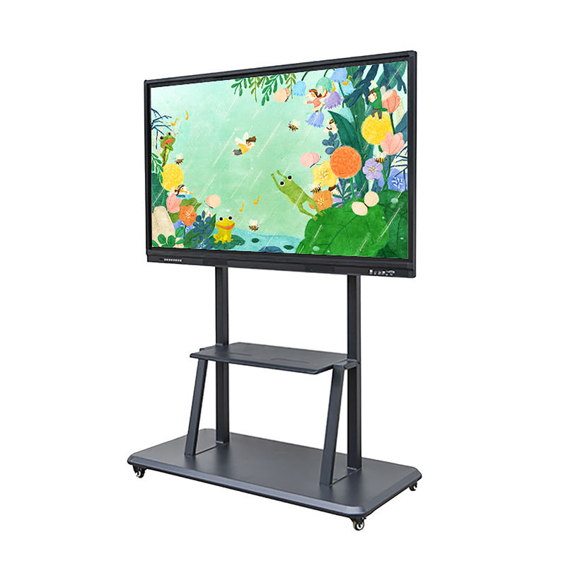 Tableau blanc interactif numérique de 55 pouces avec affichage sans fil et écran tactile multipoint pour l'enseignement et les réunions