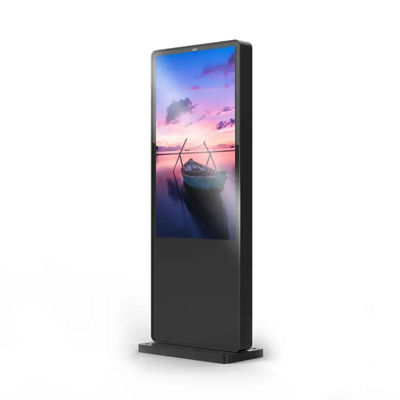 Moniteur LCD extérieur haute luminosité de 65 pouces avec protection IP65 et large plage de température de fonctionnement