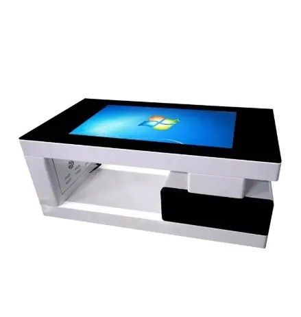 Table tactile interactive de 43 pouces sous Windows 10 avec cadre en alliage d'aluminium pour les entreprises et l'éducation