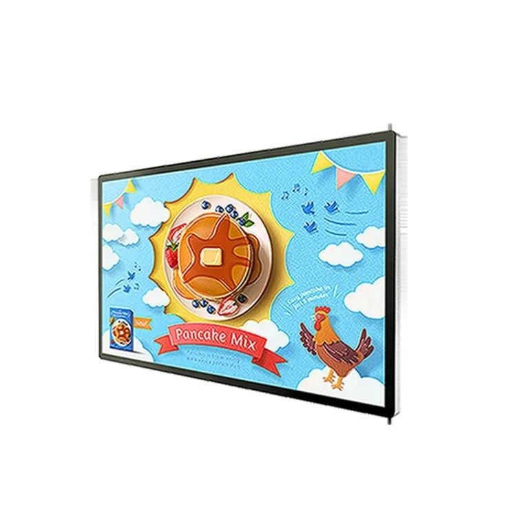 Affichage publicitaire LCD haute luminosité de 125 W avec contraste 3000:1 pour l'affichage numérique