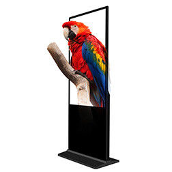 Écran publicitaire LCD 4K sur pied de 55 pouces, mur vidéo de signalisation numérique avec résolution 1920x1080