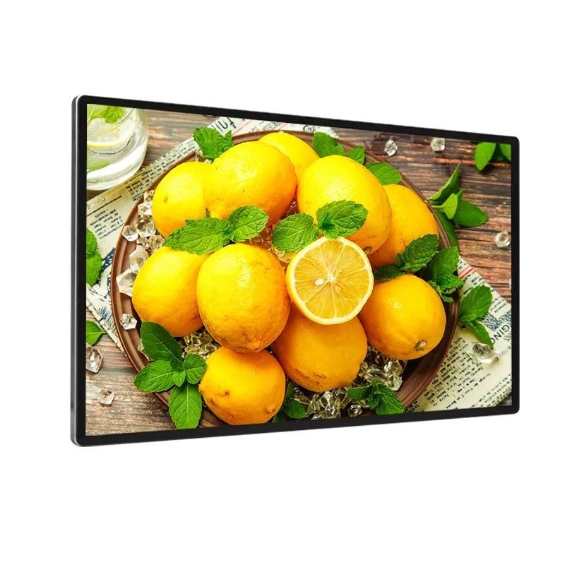Écran publicitaire LCD mural de 98 pouces avec résolution 1920 x 1080 et protection IP55 IP65