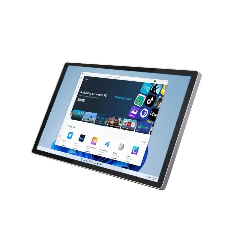 Affichage de kiosque tout en un écran tactile de 21,5 pouces monté sur le mur Windows OS Android