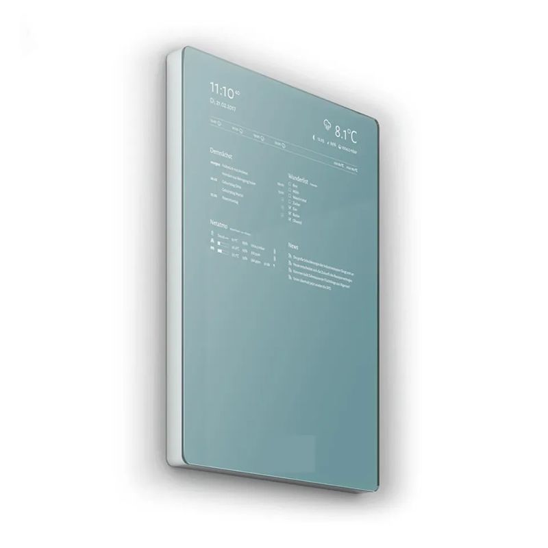 21.5 pouces miroir intelligent mural avec écran tactile capacitif pour la publicité et le maquillage