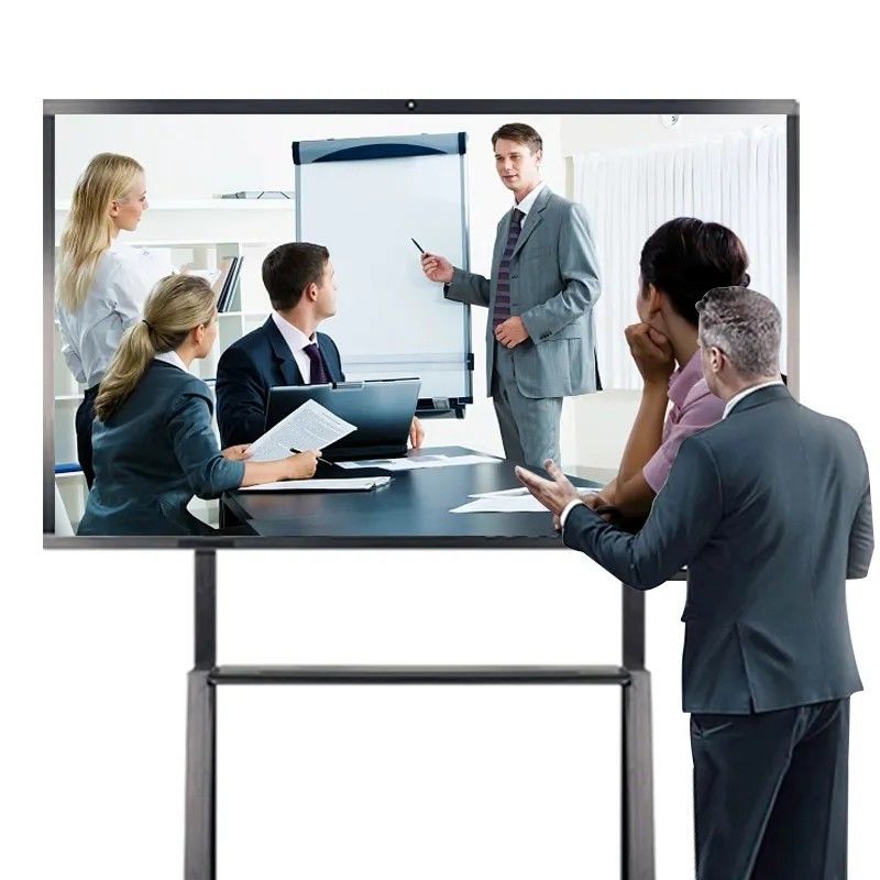 Tableau interactif numérique 4K Ultra HD de 85 pouces avec vidéoconférence pour salles de réunion
