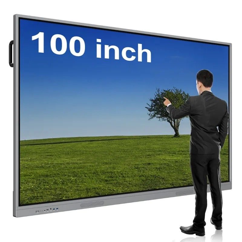 Écran plat interactif intelligent de 100 pouces Full HD Multi-touch avec écran tactile