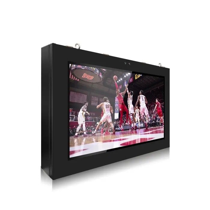 Écran publicitaire mural d'extérieur de 43 pouces avec luminosité de 2500 cd/m2 et réseau Android 4G