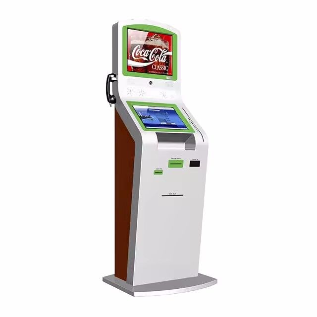 Kiosque à écran tactile personnalisable avec affichage de 22 pouces et options de paiement multiples