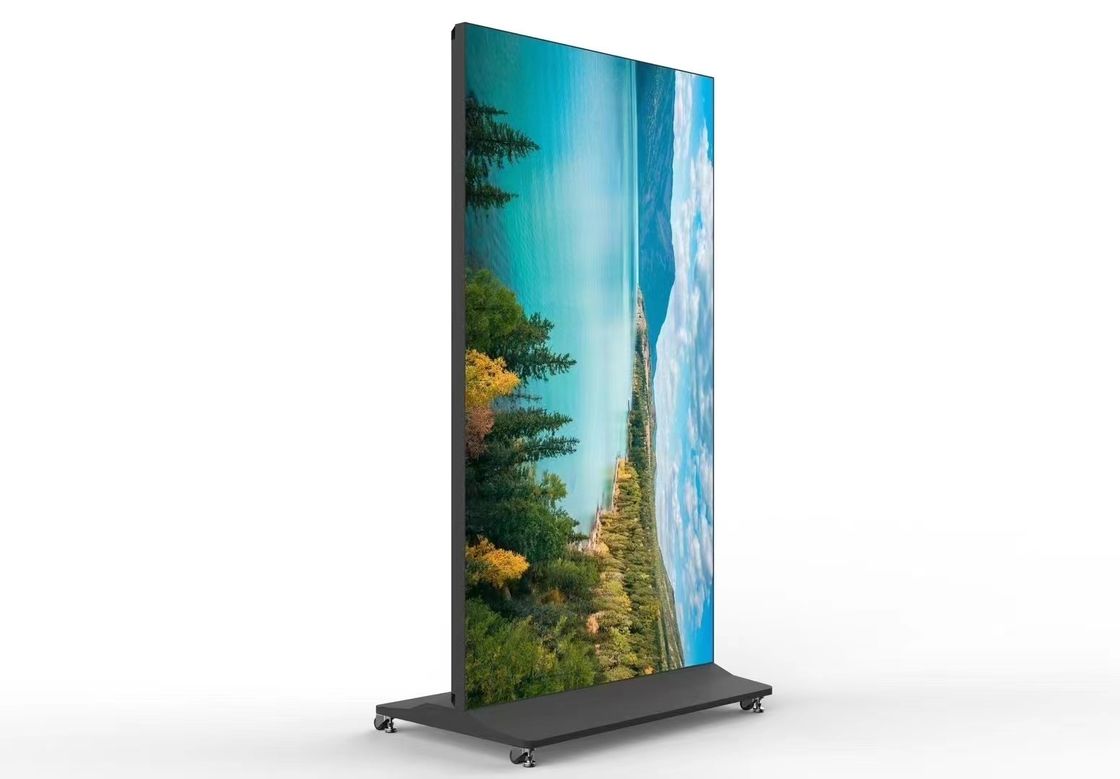Écran publicitaire LCD de 75 pouces avec angle de vision de 178°, luminosité de 450 cd/m² et rapport de contraste de 3000:1 pour la signalisation numérique commerciale