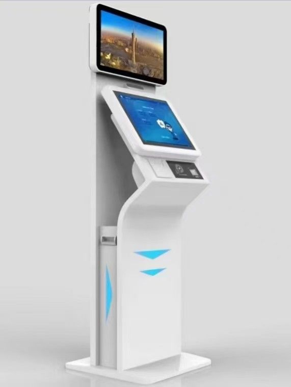 Kiosque de libre-service à écran tactile Shareme avec logiciel personnalisable et scanner de passeport en tailles de 22 pouces / 27 pouces / 32 pouces