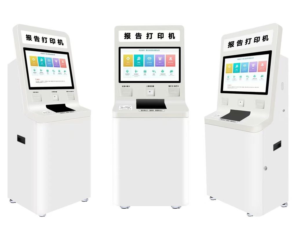Kiosque à écran tactile à faible entretien avec logiciel personnalisable et écran tactile métallique