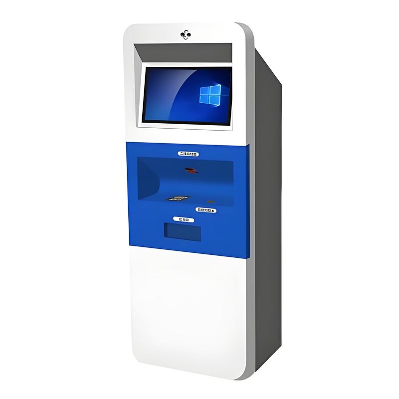 18.5 pouces / 22 pouces / 27 pouces système de kiosque interactif, paiement kiosque de stationnement avec monnaie et monnaie change