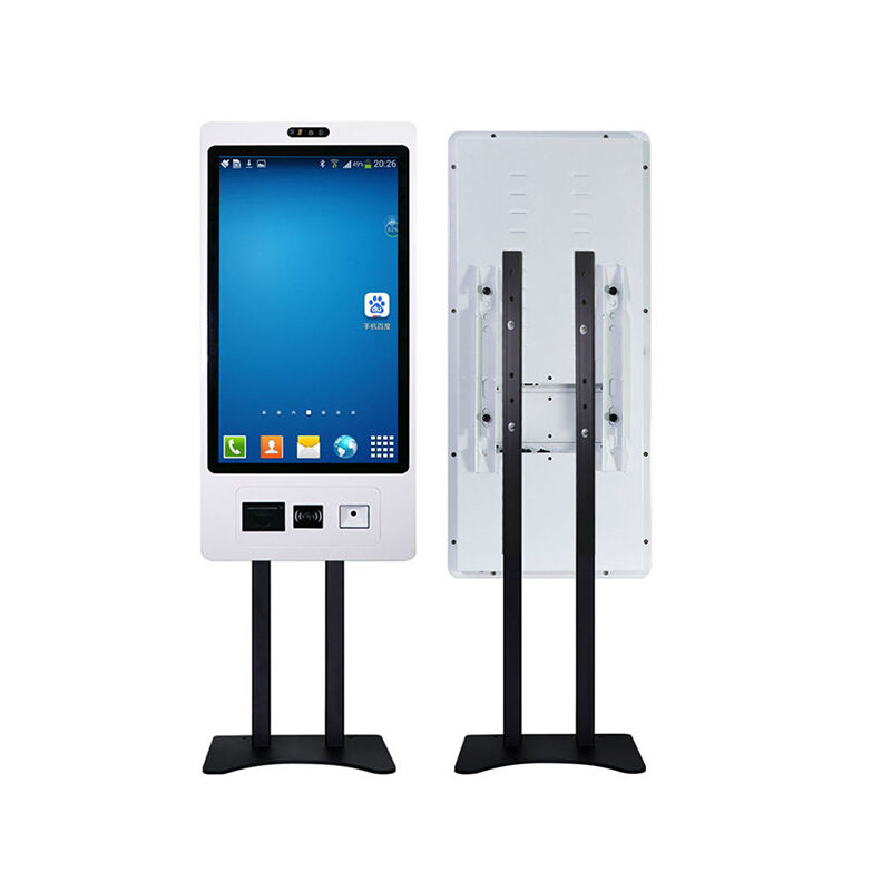 Borne de commande tactile capacitive Touchwo 10 points avec résolution 1920x1080 et fixation murale pour la commande et le paiement en libre-service